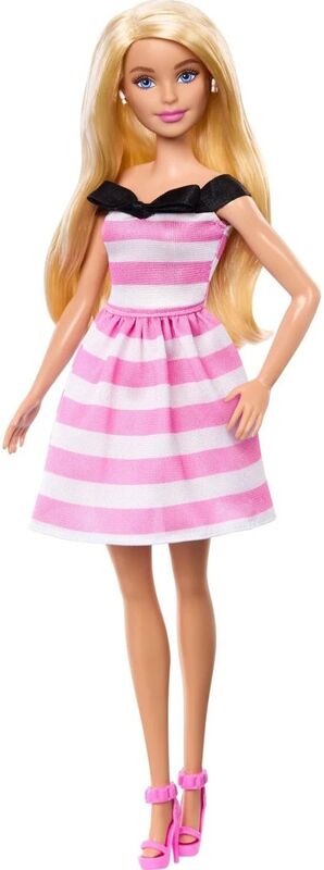 Barbie 65 Χρόνια-Ριγέ Φόρεμα (HTH66)