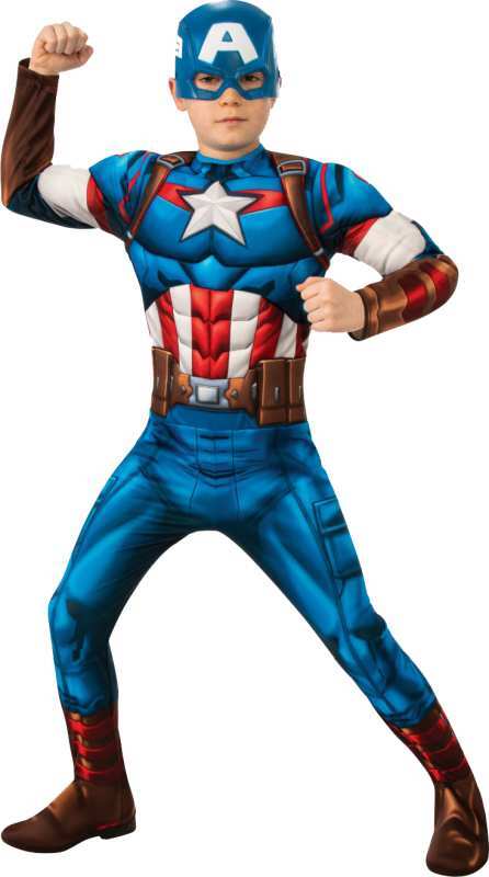 Captain America Deluxe Στολή-Large (301004)