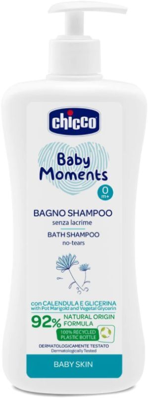 Chicco Αφρόλουτρο-Σαμπουάν Baby Moments 500ml (L40-10591-80)
