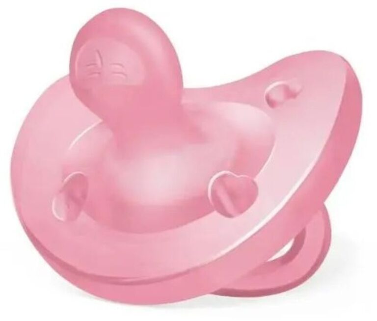 Chicco Πιπίλα Όλο Σιλικόνη Physio Soft/Ροζ 6-16 Μηνών (C60-73091-92)