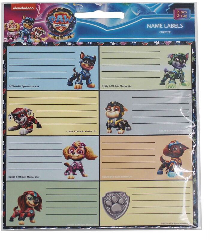Gim Eτικέτα Paw Patrol-2Τμχ (774-00946)