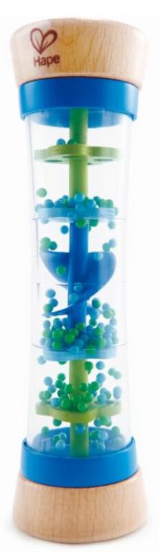 Hape Early Melodies Ξύλινο Beaded Raindrops-Blue (E0328A)