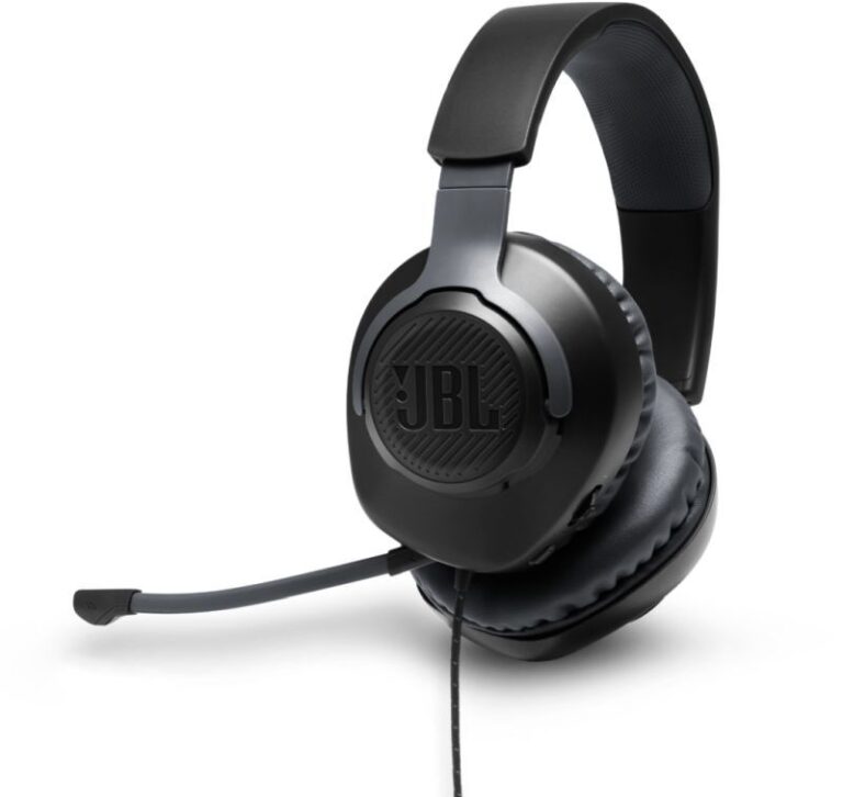 JBL Quantum 100 Ακουστικά Gaming Over-Ear Black (JBLQUANTUM100BLK)