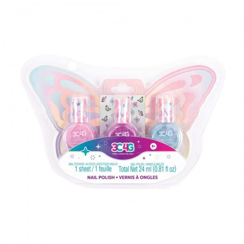 Make It Real Butterfly Nail Polish Trio (10043)