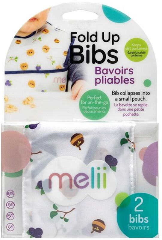 Melii Σαλιάρα 2Τμχ Bear (MEL13900)