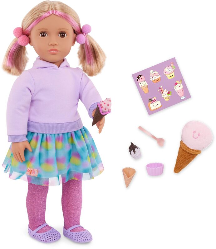 Our Generation Κούκλα Andy With Accessories Ice Cream (BD31524)