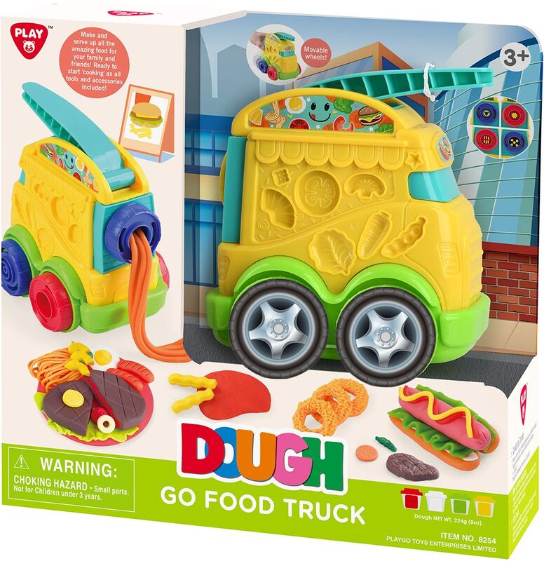 Playgo Πλαστοζυμαράκια Dough Go Food Truck (8254)