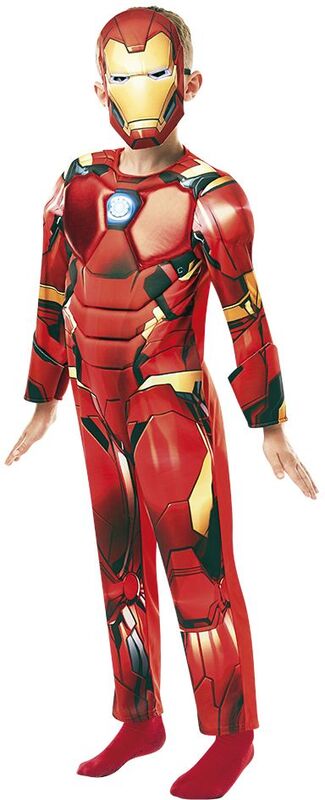 Rubie's Iron Man Deluxe Στολή Medium No 5-6 (640830/M)