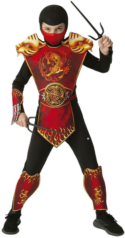 Rubie's Tiger Ninja Στολή Medium No 5-7 (702081/M)