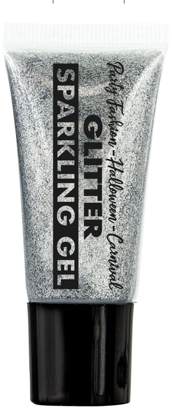 WM Makeup Silver Sparkling Glitter Σωληνάριο 25ml (1962F)