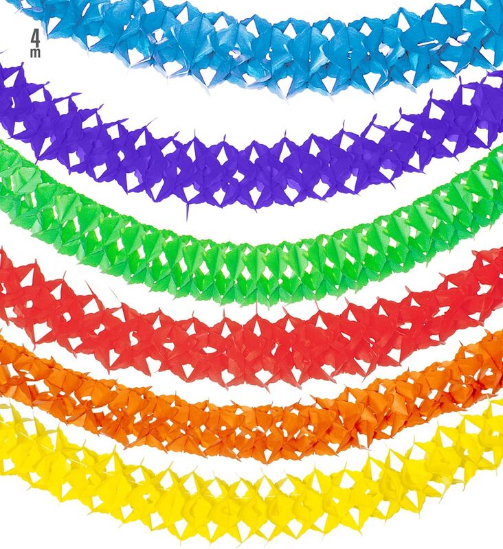 WM Γιρλάντα Unicolor 4m-6 Σχέδια-1Τμχ (2262F)