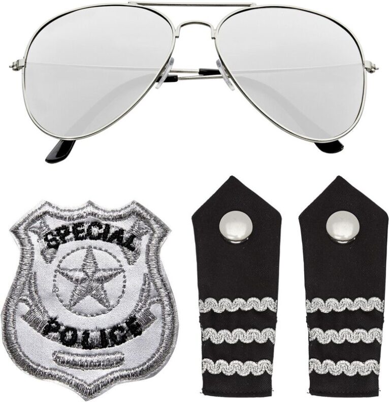 WM Σετ Police-Γυαλιά Επωμίδες Σήμα (00084)