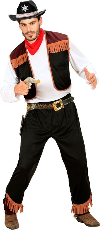 WM Στολή Ενηλίκων Cowboy Large (02723)