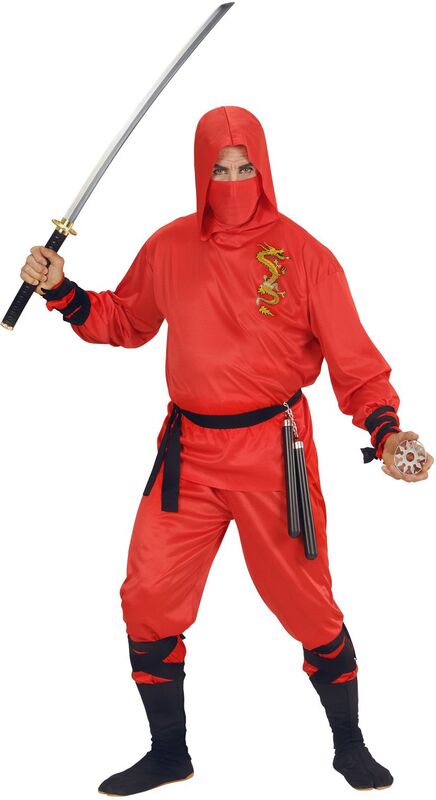 WM Στολή Ενηλίκων Dragon Ninja Large (01333)