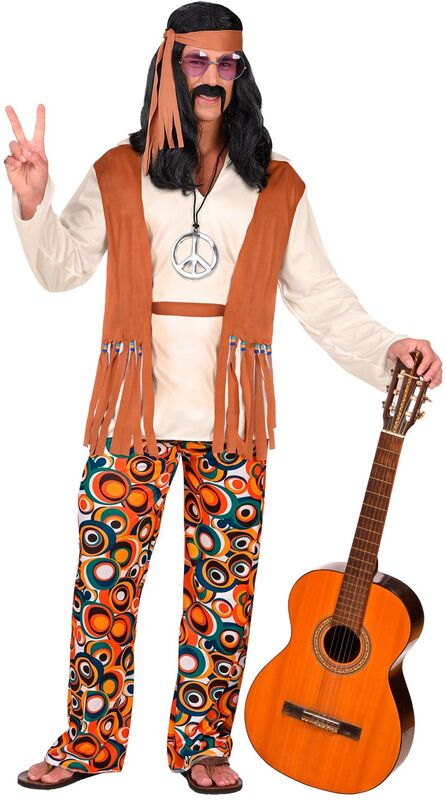 WM Στολή Ενηλίκων Hippie Large (02593)