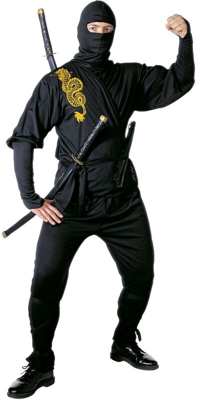WM Στολή Ενηλίκων Ninja Large (39193)