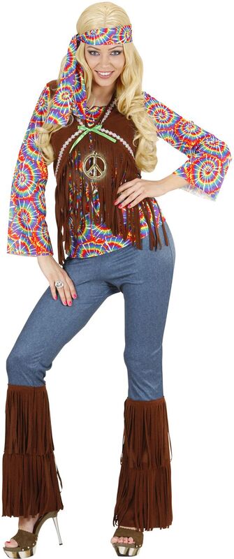 WM Στολή Ενηλίκων Psychedelic Hippie Woman Large (75423)