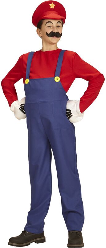 WM Στολή Παιδική Super Plumber No 5-7 (08706)