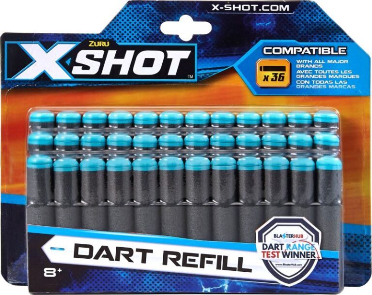 Zuru X-Shot Excel 36PK Refill Darts Color Card (3618)