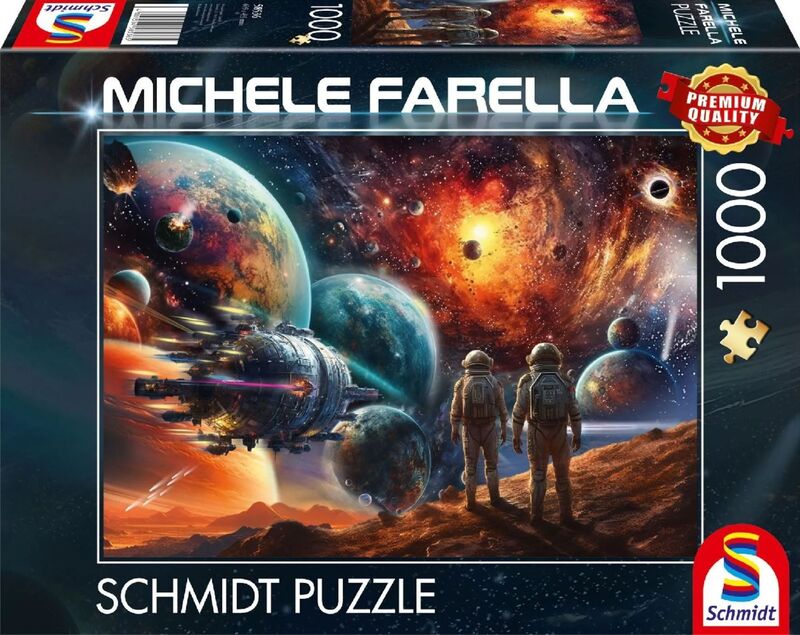 Παζλ Farella 1000-Cosmic Colours-A Journey Into Space (58536)