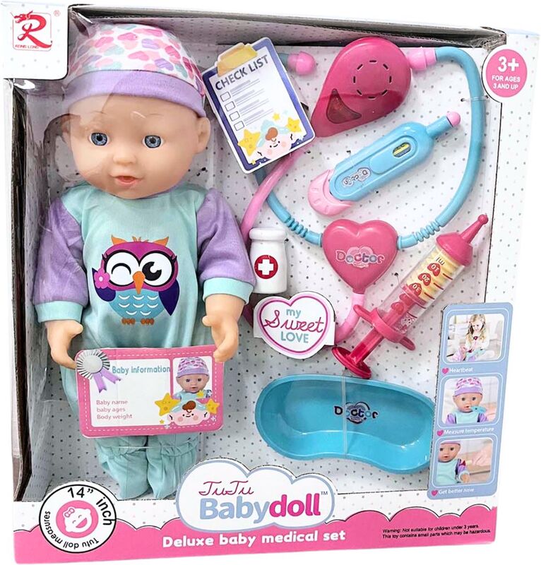 BW Σετ Μωρό 12'' Baby Doll & Αξεσουάρ (6815)