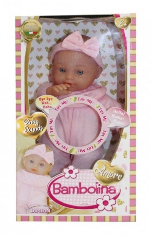 Bambolina Με Ήχους 26cm (BD1814)