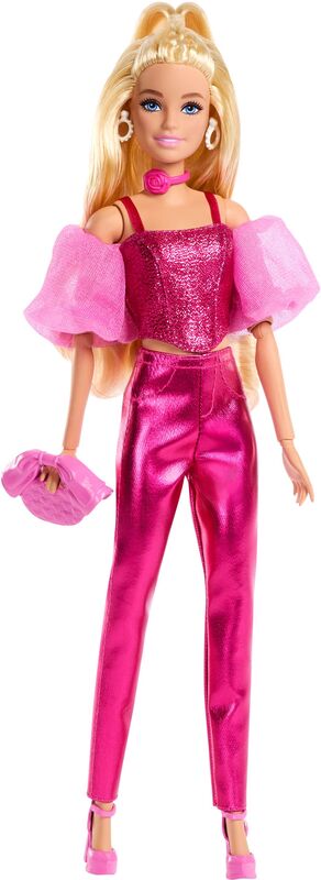 Barbie Deluxe Fashionistas-Metallic Ροζ Κορσές (JFP40)