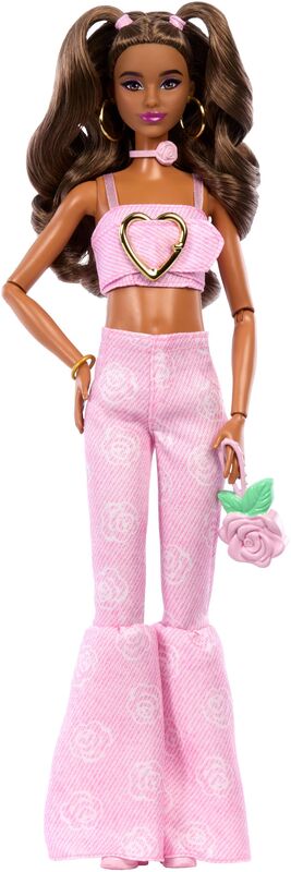 Barbie Deluxe Style-Ροζ Καμπάνα Τζιν (JJN72)