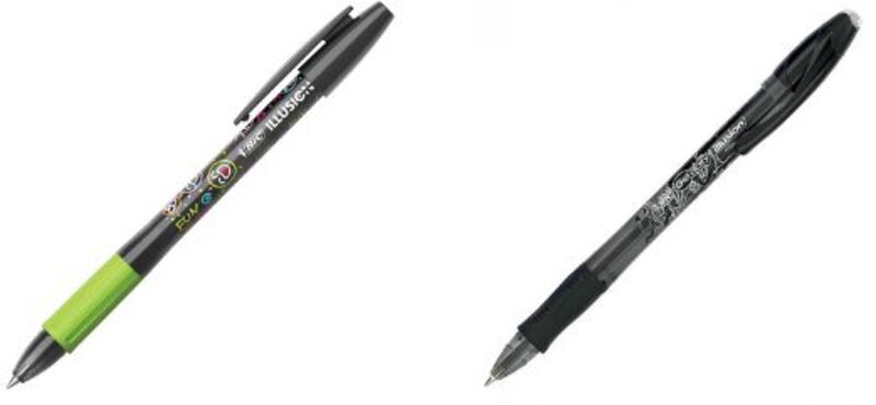 Bic B.Gelocity Illus Μαύρο-2 Σχέδια-1Τμχ (516523)