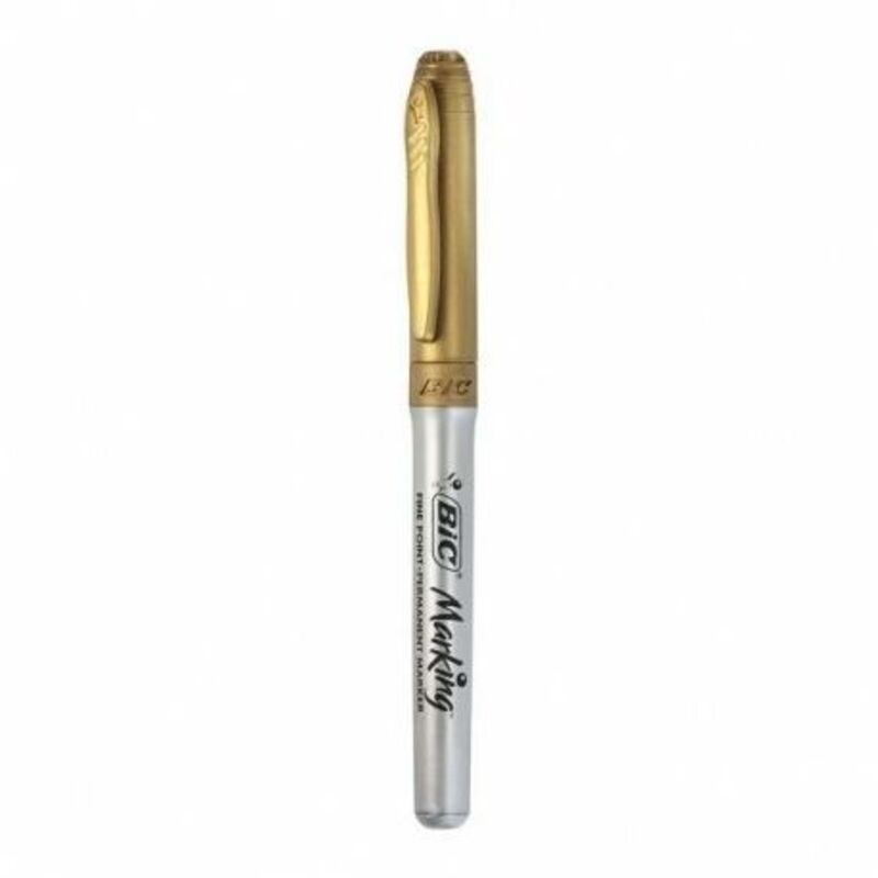 Bic B.Μαρκαδόρος Ανεξίτηλος Metallic Intensity Χρυσό (950466)
