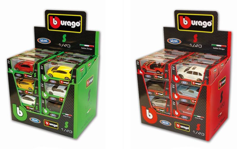 Burago 1/43 Street Fire-2 Σχέδια-1 Τμχ (18/30010G-R)