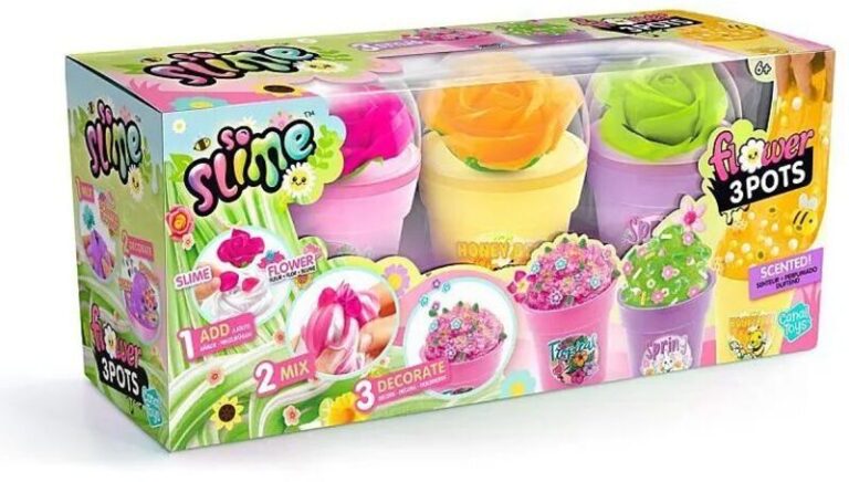 Canal So Slime Flower Βαζάκια 3Τμχ (SSC418)