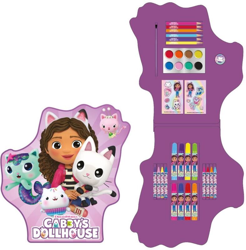 Cerda Gabby's Dollhouse Σετ Ζωγραφικής 34Τμχ (2700001866)