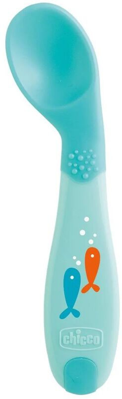 Chicco Κουτάλι Σιλικόνης Αρχής 8+Μηνών Αγόρι (F01-16100-20)