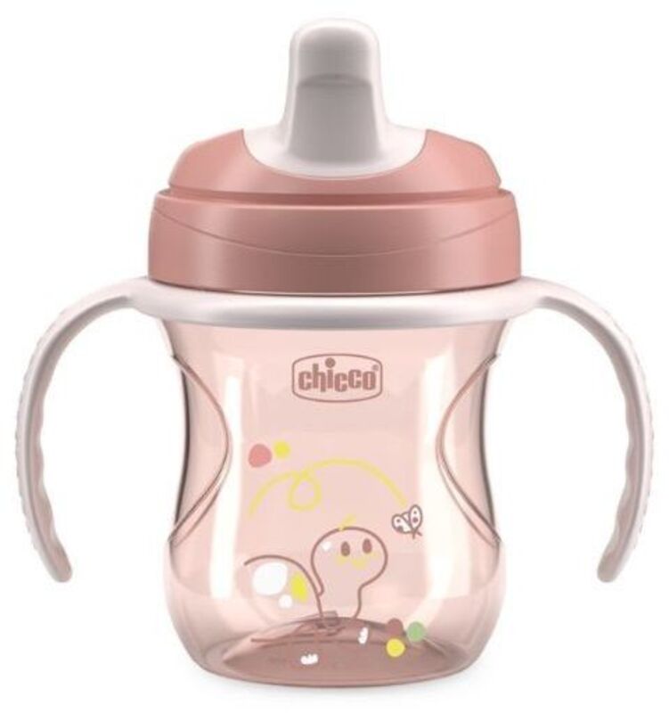 Chicco Κύπελλο Εκπαιδευτικό 6+ Μηνών Natural Ροζ (F04-06921-15)