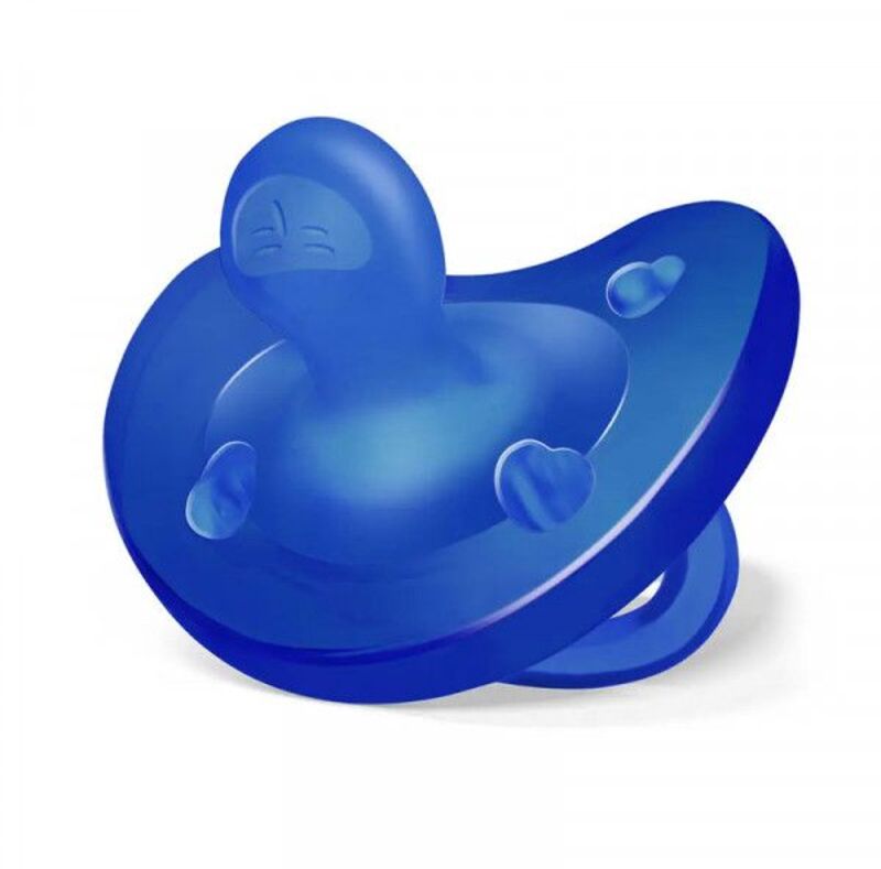 Chicco Πιπίλα Όλο Σιλικόνη Physio Soft/Μπλε 16-36 Μηνών (C60-73091-96)