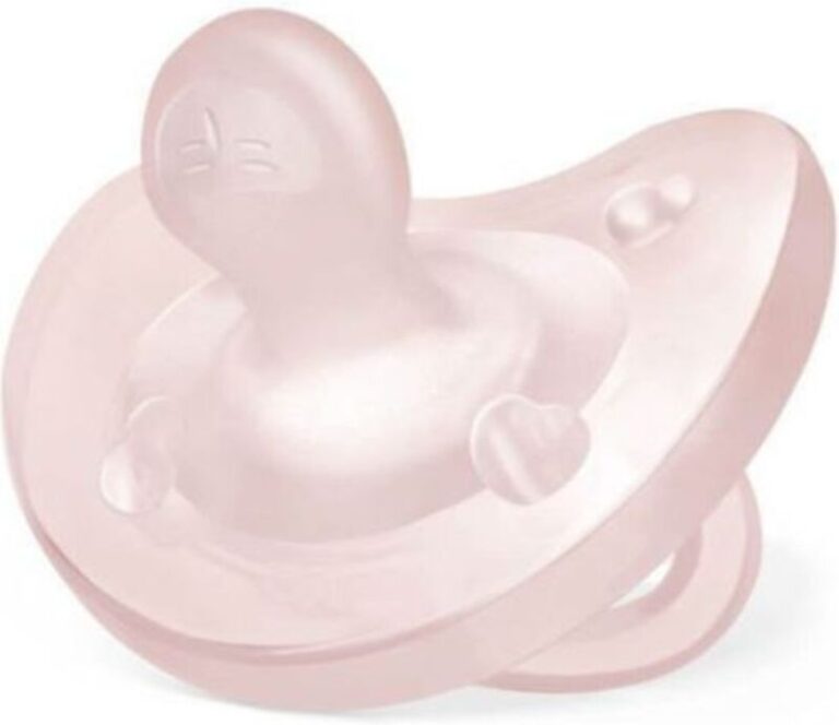 Chicco Πιπίλα Όλο Σιλικόνη Physio Soft/Ροζ 0-6 Μηνών (C60-73091-91)
