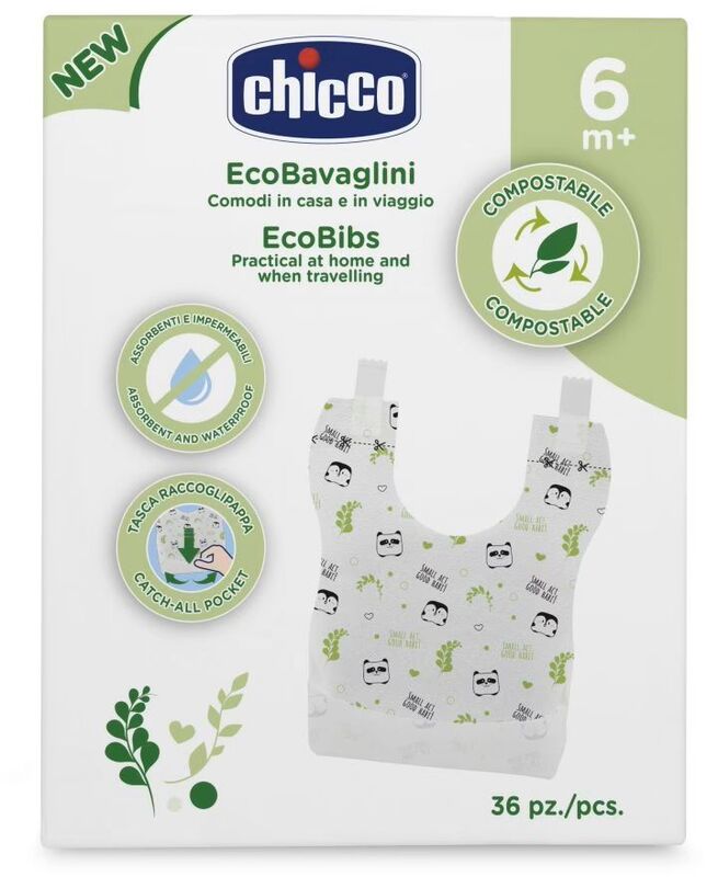 Chicco Τραχηλιά Μιας Χρήσης 35Τμχ Βιοδιασπώμενη (F03-10399-00)