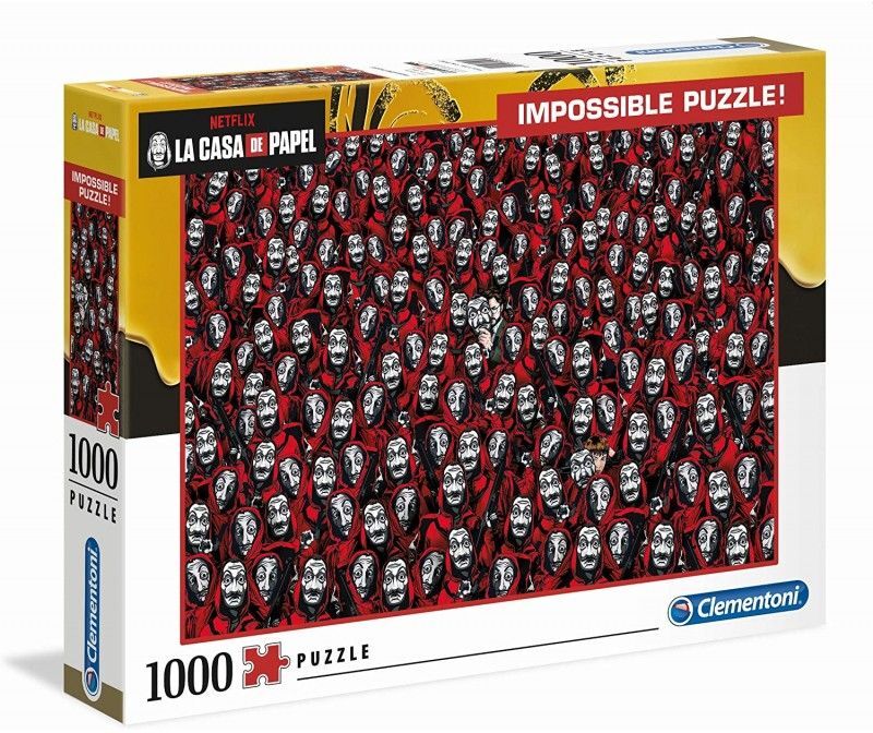 Clementoni Παζλ 1000 Impossible La Casa De Papel (1260-39527)