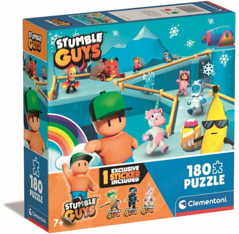 Clementoni Παζλ 180 Stumble Guys (1210-29323)