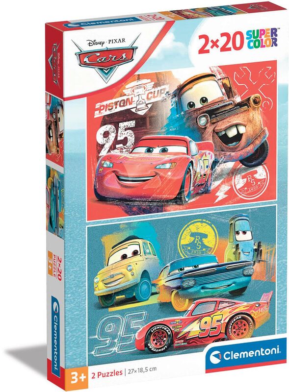 Clementoni Παζλ 2X20 Cars (1200-24808)