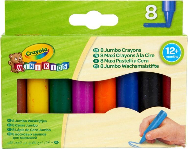 Crayola Minikids Κηρομπογιές 8Τμχ (02.0080r)