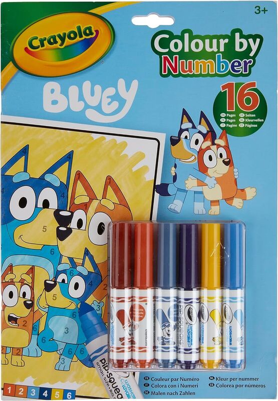 Crayola Τετράδιο Χρωμοσελίδων & Δραστηριοτήτων Με Μαρκαδόρους Bluey (04-2776G)