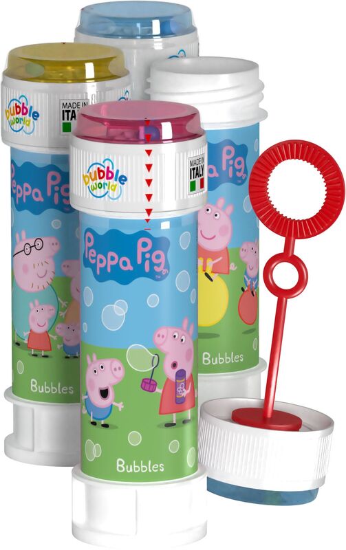 DLC Peppa Pig Bubbles Σαπουνόφουσκες-4 Σχέδια-1 Τμχ (103001010023)
