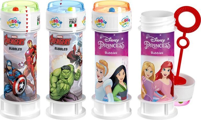 DLC Princess & Avengers Bubbles Σαπουνόφουσκες-4 Σχέδια-1Τμχ (103001010037)