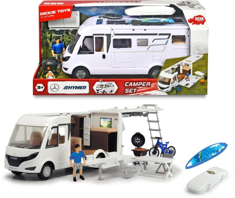 Dickie F/W Playlife Σετ Όχημα Camping Van 30cm (203836004)