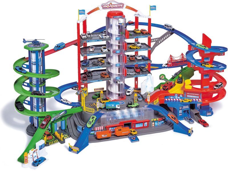 Dickie Majorette Γκαράζ City 7 Levels & Οχήματα (212059989)