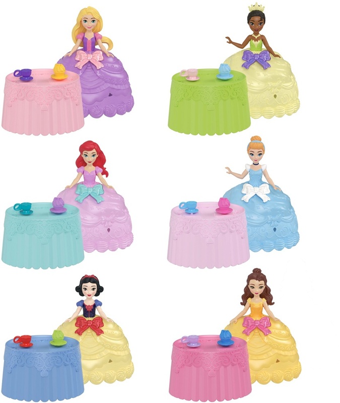 Disney Princess Μίνι Κούκλες-Cupcake Έκπληξη-6 Σχέδια (JFG78)
