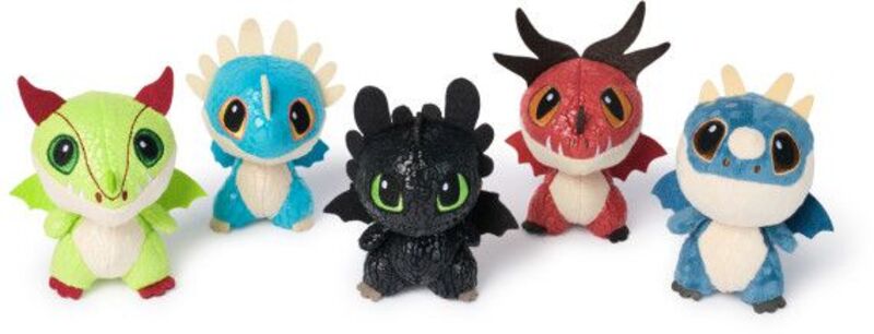 Dragons Λούτρινα 7.5cm-5 Σχέδια-1Τμχ (6072910)