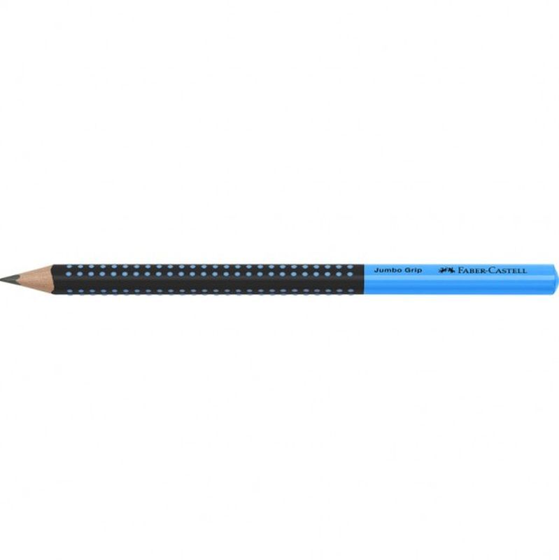 Faber Castell Μολύβι Jumbo Grip Δίχρωμο Μαύρο-Μπλε HB (12310521)